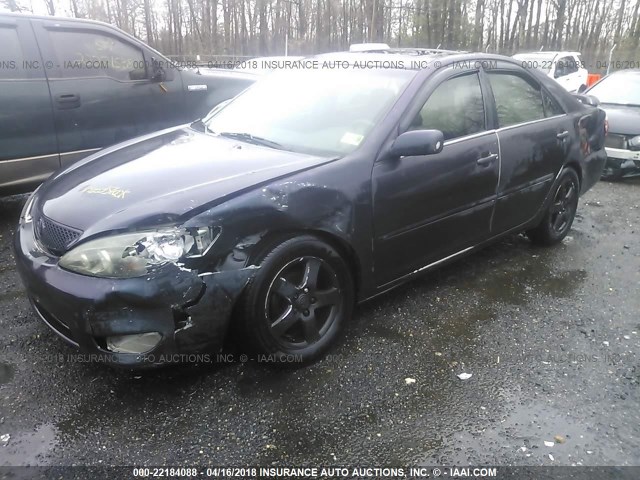 4T1BE30K16U707330 - 2006 TOYOTA CAMRY LE/XLE/SE BLACK photo 2
