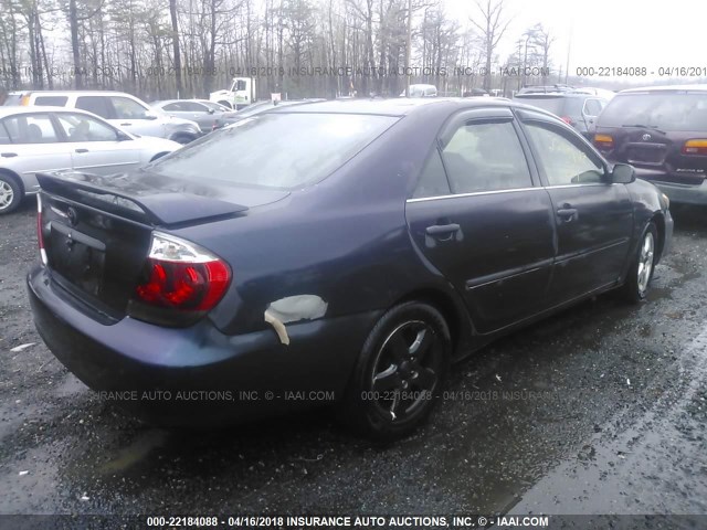 4T1BE30K16U707330 - 2006 TOYOTA CAMRY LE/XLE/SE BLACK photo 4