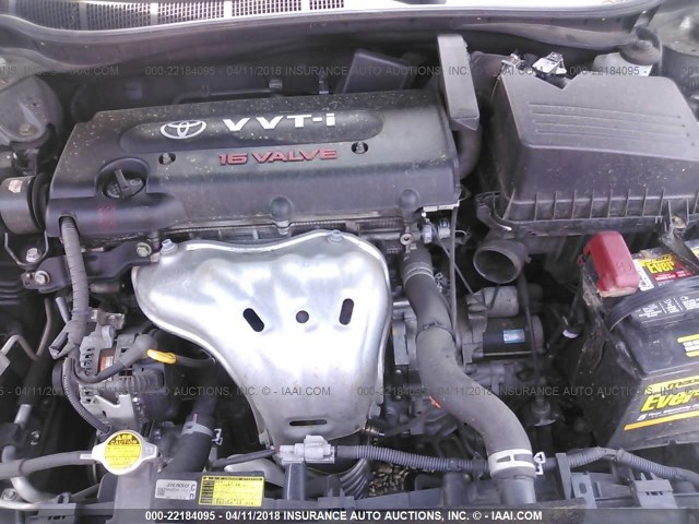 4T1BE46K87U601696 - 2007 TOYOTA CAMRY NEW GENERAT CE/LE/XLE/SE GRAY photo 10