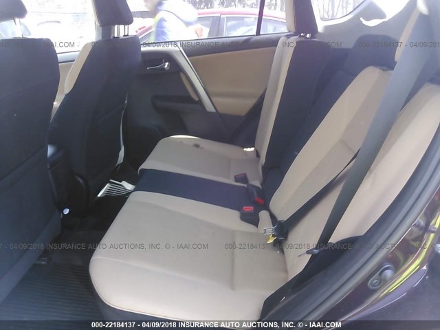 2T3RFREV9JW713121 - 2018 TOYOTA RAV4 ADVENTURE/XLE Bordo foto 8