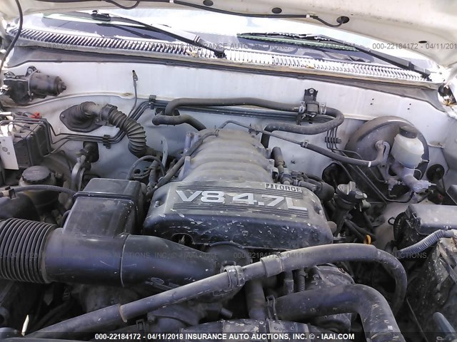 5TBBT44133S333622 - 2003 TOYOTA TUNDRA ACCESS CAB SR5 WHITE photo 10