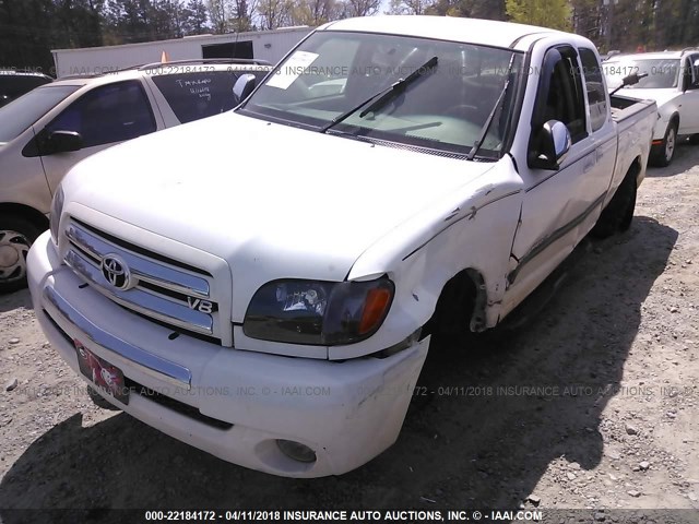 5TBBT44133S333622 - 2003 TOYOTA TUNDRA ACCESS CAB SR5 WHITE photo 6