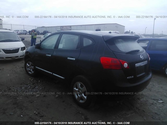 JN8AS5MTXBW161217 - 2011 NISSAN ROGUE S/SV/KROM BLACK photo 3