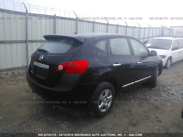 JN8AS5MTXBW161217 - 2011 NISSAN ROGUE S/SV/KROM BLACK photo 4