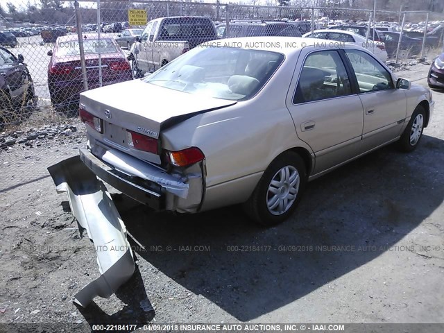 4T1BG22K8YU970807 - 2000 TOYOTA CAMRY CE/LE/XLE 金色 照片 4