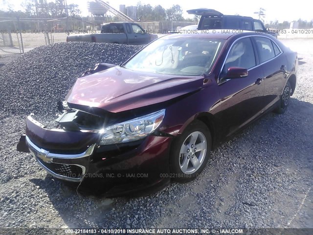 1G11C5SA1GF151699 - 2016 CHEVROLET MALIBU LIMITED LT BURGUNDY photo 2