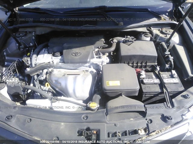 4T1BF1FK9CU133757 - 2012 TOYOTA CAMRY SE/LE/XLE Сұр фото 10