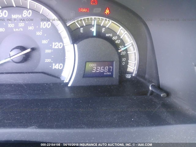 4T1BF1FK9CU133757 - 2012 TOYOTA CAMRY SE/LE/XLE Сұр фото 7