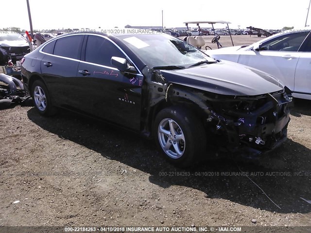 1G1ZB5ST8HF171585 - 2017 CHEVROLET MALIBU LS 黑色 照片 1