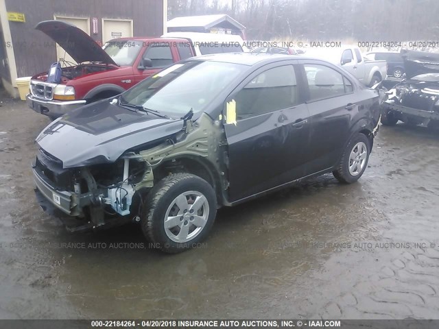 1G1JB5SGXD4222820 - 2013 CHEVROLET SONIC LS 灰色 照片 2