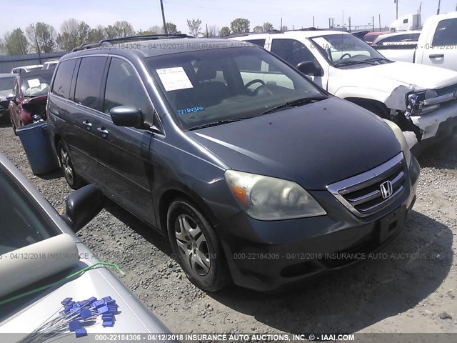 5FNRL38756B454353 - 2006 HONDA ODYSSEY EXL ნაცრისფერი ფოტო 1