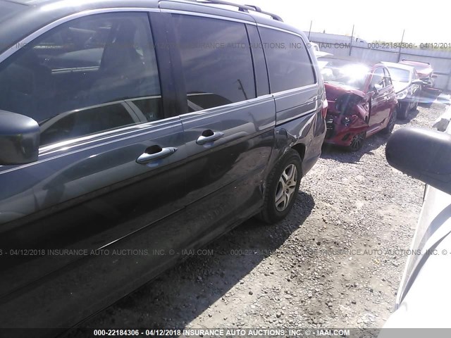 5FNRL38756B454353 - 2006 HONDA ODYSSEY EXL ნაცრისფერი ფოტო 6
