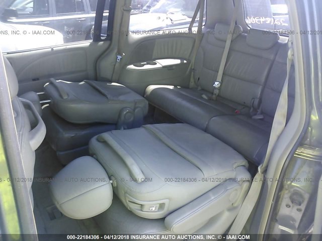 5FNRL38756B454353 - 2006 HONDA ODYSSEY EXL ნაცრისფერი ფოტო 8