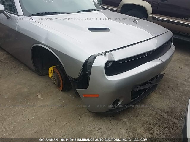 2C3CDZAG6FH892913 - 2015 DODGE CHALLENGER SXT GRAY photo 6