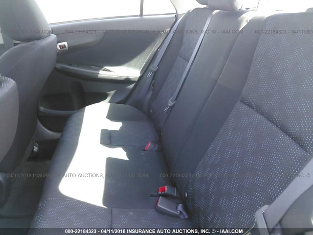 1NXBU40E19Z164925 - 2009 TOYOTA COROLLA S/LE/XLE SILVER photo 8