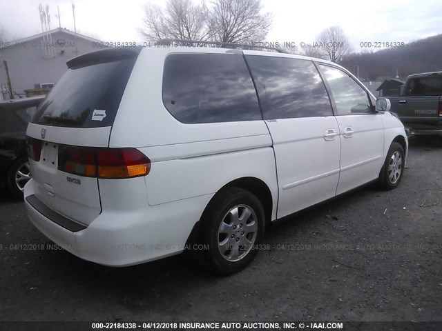 5FNRL18983B122974 - 2003 HONDA ODYSSEY EXL თეთრი ფოტო 4