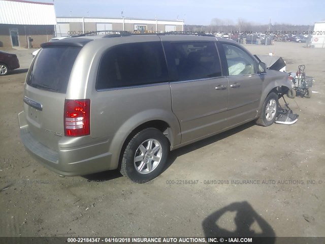 2A8HR54199R513963 - 2009 CHRYSLER TOWN & COUNTRY TOURING TAN photo 4