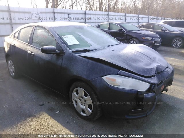 1C3CDFAA7DD175053 - 2013 DODGE DART SE/AERO Dark Blue photo 1