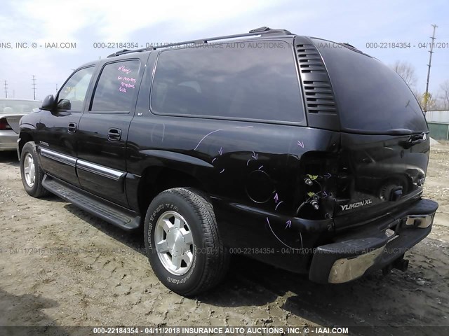 3GKFK16Z14G227557 - 2004 GMC YUKON XL K1500 BLACK photo 3