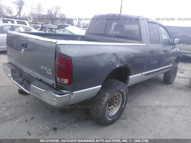 3D7KS28D35G733304 - 2005 DODGE RAM 2500 ST/SLT 灰色 照片 4