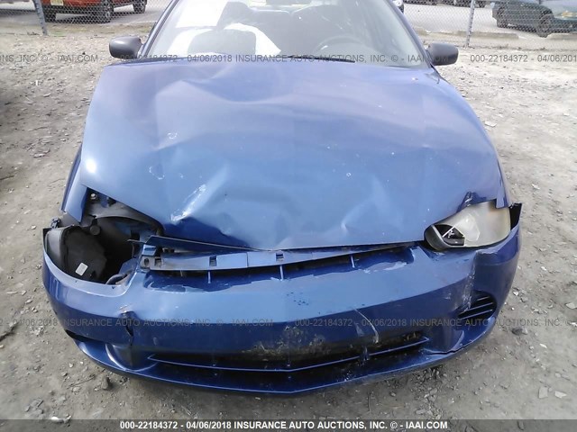 1G1JF52F147303313 - 2004 CHEVROLET CAVALIER LS BLUE photo 6