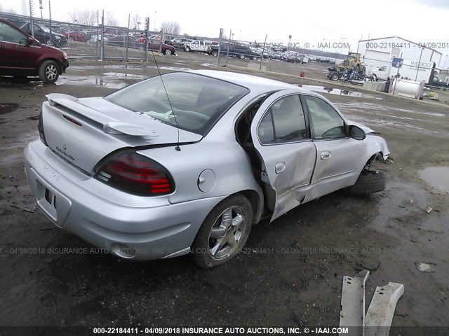 1G2NE52F63C327824 - 2003 PONTIAC GRAND AM SE SILVER photo 4