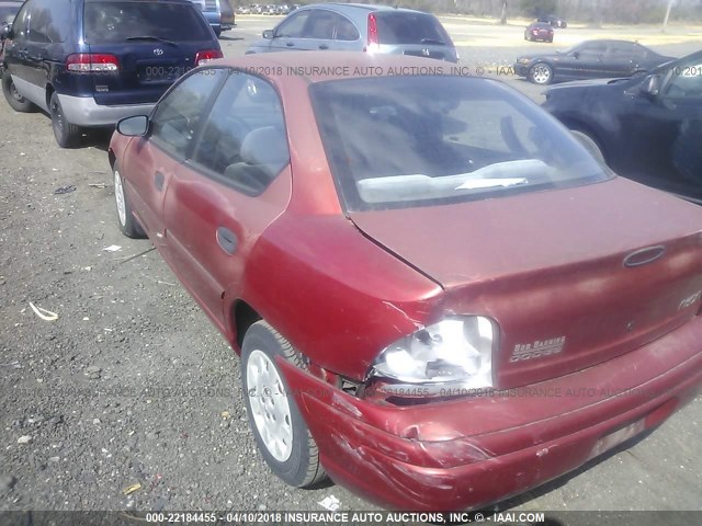 1B3ES47C7WD631404 - 1998 DODGE NEON HIGHLINE/SPORT/LE RED photo 6