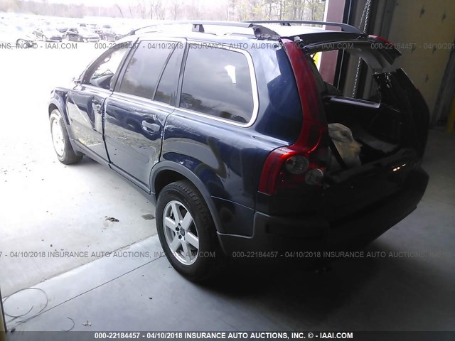 YV1CM59H141065554 - 2004 VOLVO XC90 BLUE photo 3