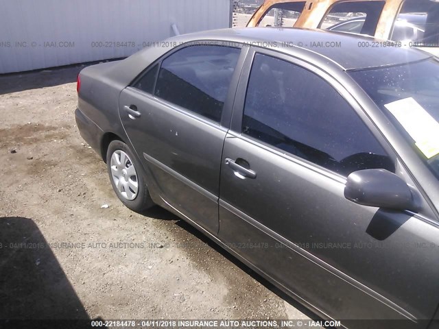 4T1BE32K14U897799 - 2004 TOYOTA CAMRY LE/XLE/SE GRAY photo 6