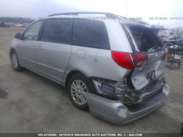 5TDYK4CC9AS329272 - 2010 TOYOTA SIENNA XLE/XLE LIMITED SILVER photo 3