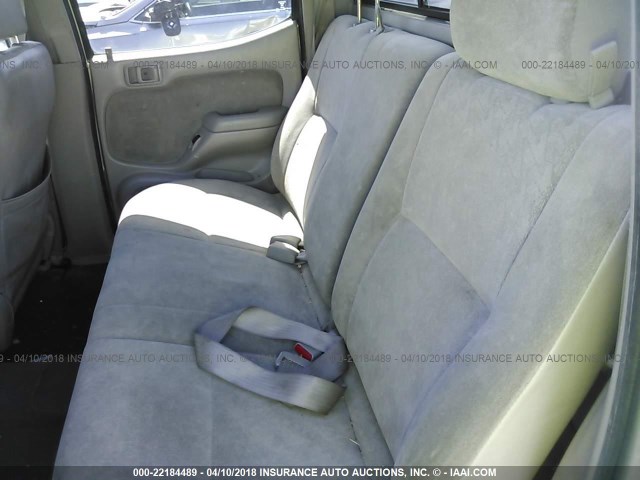 5TEHN72N42Z119467 - 2002 TOYOTA TACOMA DOUBLE CAB თაფლისფერი ფოტო 8