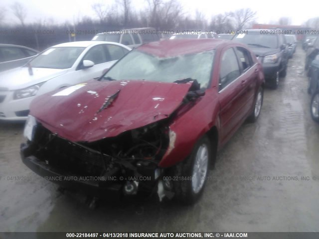 1C3LC56K87N508938 - 2007 CHRYSLER SEBRING TOURING MAROON photo 2