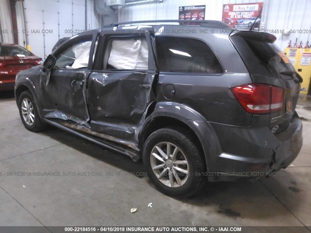 3C4PDDBG5ET211905 - 2014 DODGE JOURNEY SXT GRAY photo 3