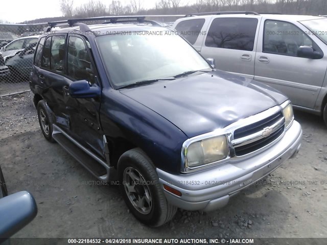 2CNBJ634416913162 - 2001 CHEVROLET TRACKER LT Dark Blue photo 1