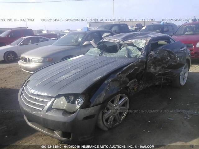 1C3AN69L94X023669 - 2004 CHRYSLER CROSSFIRE LIMITED GRAY photo 2