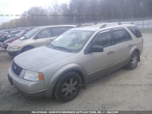 1FMZK04105GA13376 - 2005 FORD FREESTYLE SE Champagne photo 2