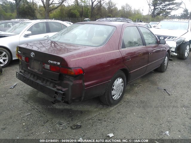4T1BG22K0XU580881 - 1999 TOYOTA CAMRY CE/LE/XLE 栗色 照片 4