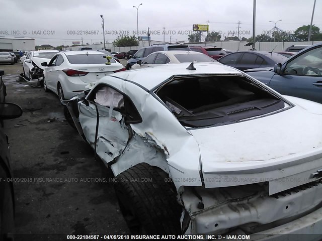 2G1FA1ED9B9157262 - 2011 CHEVROLET CAMARO LS WHITE photo 6