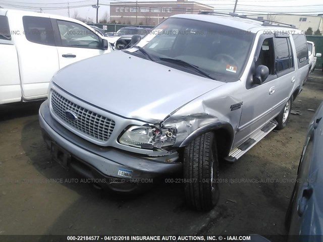 1FMPU16L11LB72477 - 2001 FORD EXPEDITION XLT SILVER photo 2