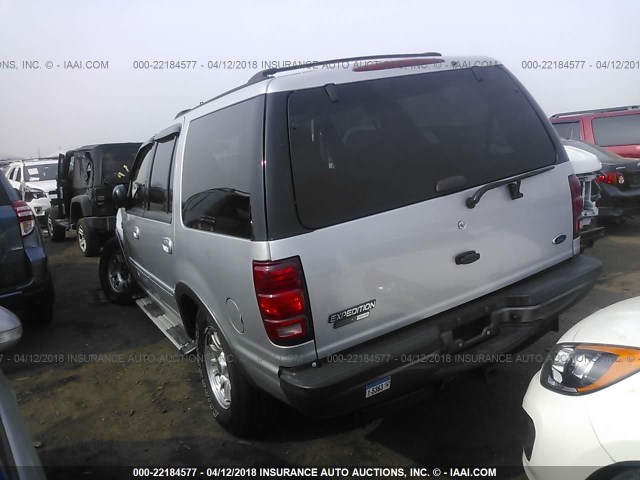 1FMPU16L11LB72477 - 2001 FORD EXPEDITION XLT SILVER photo 3