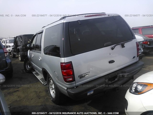 1FMPU16L11LB72477 - 2001 FORD EXPEDITION XLT Gümüş foto 3