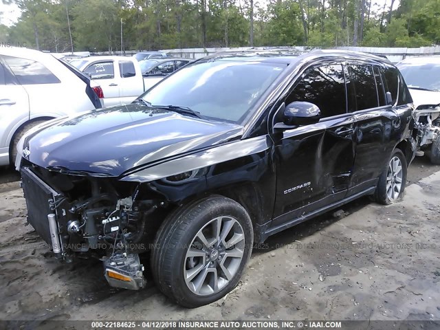 1C4NJCEA4GD536412 - 2016 JEEP COMPASS LATITUDE 黑色 照片 2