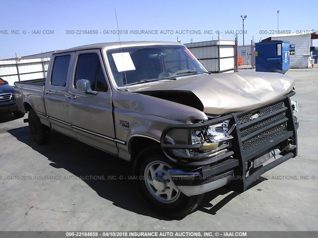 1FTHW25F0VEB19445 - 1997 FORD F250 BROWN photo 1