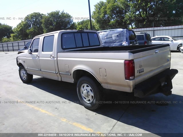 1FTHW25F0VEB19445 - 1997 FORD F250 BROWN photo 3