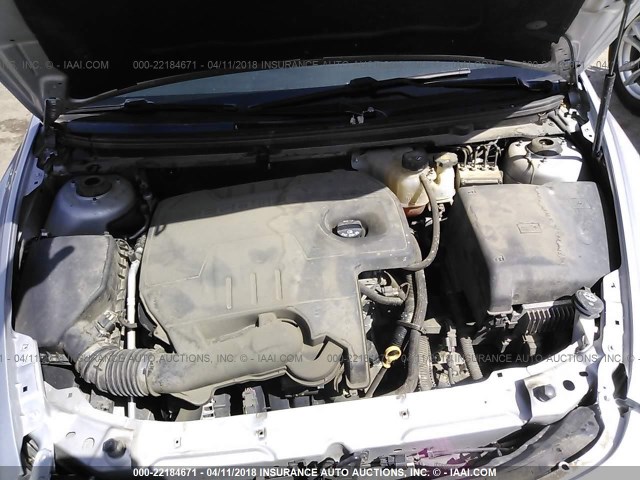 1G1ZC5EU5BF104273 - 2011 CHEVROLET MALIBU 1LT 银色 照片 10