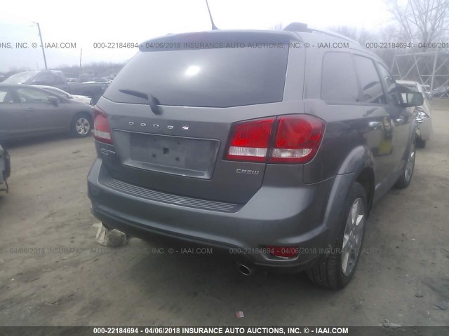 3C4PDDDG8CT152083 - 2012 DODGE JOURNEY CREW BLACK photo 4