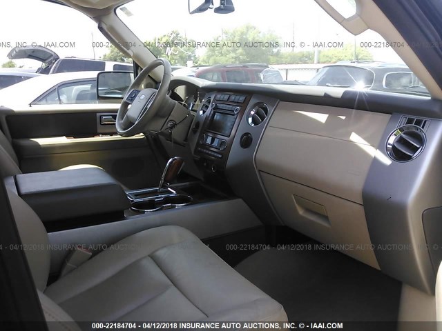 1FMFU17568LA68072 - 2008 FORD EXPEDITION EDDIE BAUER BLACK photo 5