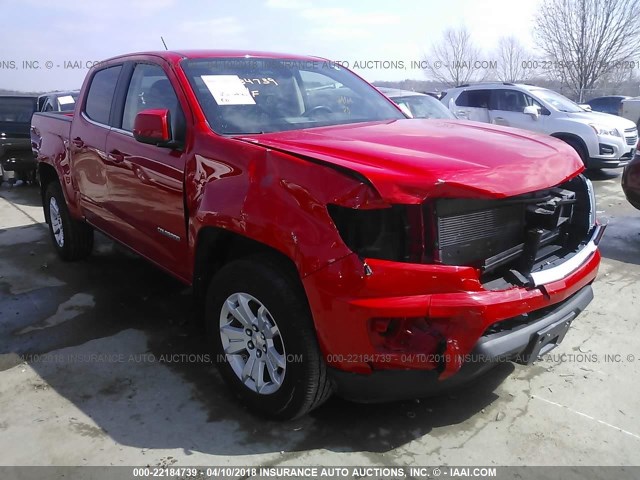 1GCGTCE31G1130996 - 2016 CHEVROLET COLORADO LT RED photo 6