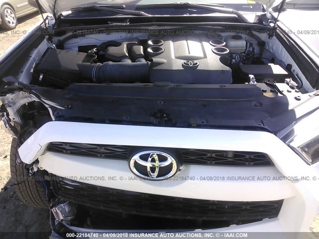JTEBU5JR8G5395755 - 2016 TOYOTA 4RUNNER SR5 PREM/LTDL/TRAIL/TRD 白色 照片 10