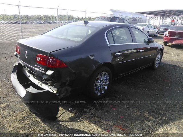 1G4HD57M29U144521 - 2009 BUICK LUCERNE CXL Dark Brown photo 4